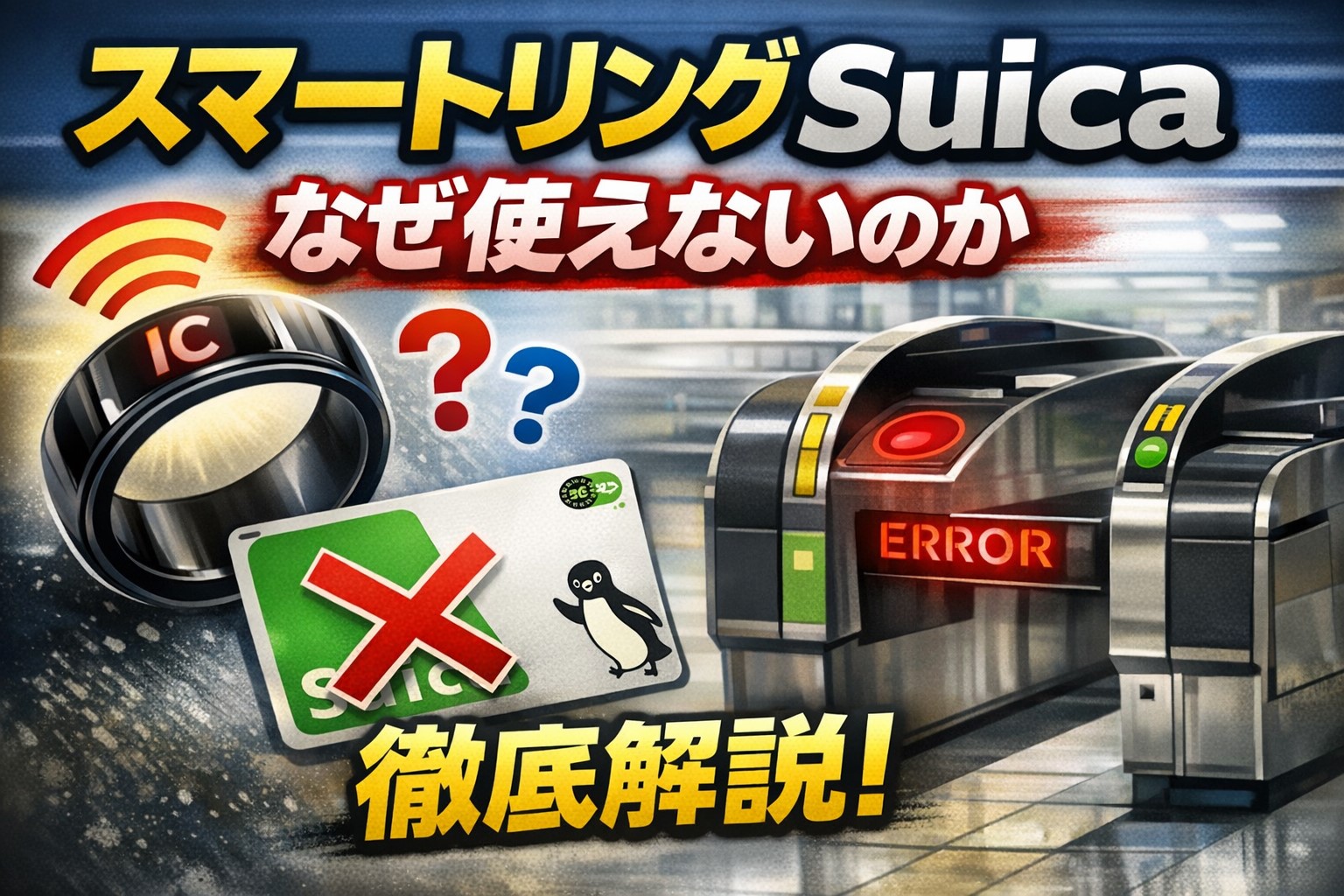 スマートリング suica なぜ