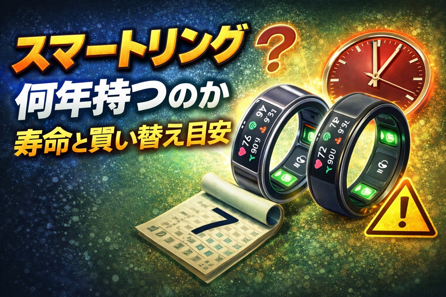 スマートリング何年持つのか